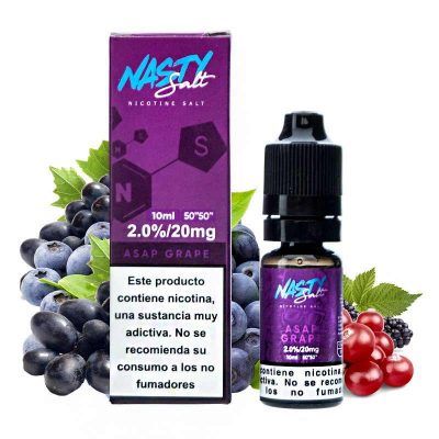 Sales de nicotina Asap Grape Salts